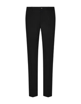 Stretch wool gabardine pants - | Dolce & Gabbana