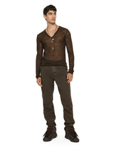 Garment-dyed cotton cargo pants - | Dolce & Gabbana