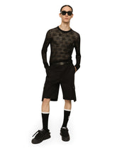 Stretch cotton cargo shorts - | Dolce & Gabbana