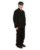 Stretch cotton cargo pants with DGVIB3 print - | Dolce & Gabbana