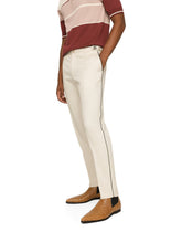 Stretch cotton pants with DG hardware - | Dolce & Gabbana