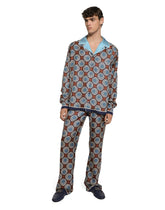 Printed silk pajama pants - | Dolce & Gabbana