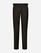 Tailored pinstripe virgin wool pants - | Dolce & Gabbana