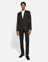 Tailored pinstripe virgin wool pants - | Dolce & Gabbana