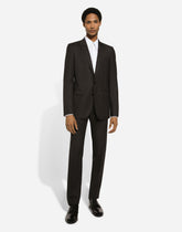 Tailored pinstripe virgin wool pants - | Dolce & Gabbana