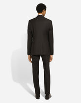 Tailored pinstripe virgin wool pants - | Dolce & Gabbana