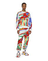 Carretto-print jersey cargo pants - | Dolce & Gabbana