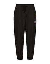 Light nylon jogging pants with DGVIB3 print - | Dolce & Gabbana