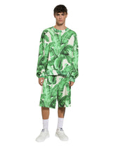 Banana-tree-print jogging shorts - | Dolce & Gabbana