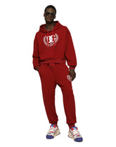 Jersey jogging pants with DG print - | Dolce & Gabbana