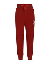 Jersey jogging pants with DG print - | Dolce & Gabbana