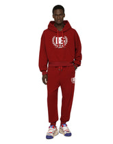 Jersey jogging pants with DG print - | Dolce & Gabbana