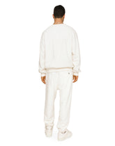 Terrycloth jogging pants with logo tag - | Dolce & Gabbana