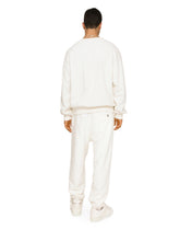 Terrycloth jogging pants with logo tag - | Dolce & Gabbana