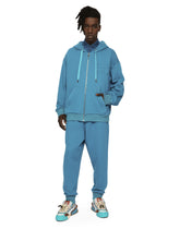 Jersey jogging pants with embossed tag - | Dolce & Gabbana