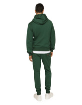 Jersey jogging pants with logo plaque - | Dolce & Gabbana