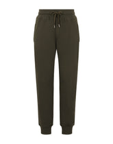JERSEY JOGGING PANTS WITH FLOCKED DG LOGO - | Dolce & Gabbana