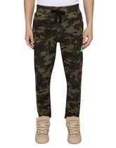 JERSEY JOGGING PANTS WITH CAMOUFLAGE PRINT - | Dolce & Gabbana