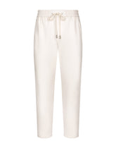 Stretch jersey jogging pants - | Dolce & Gabbana
