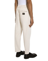 Stretch jersey jogging pants - | Dolce & Gabbana