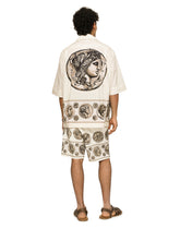 Coin print stretch drill Bermuda shorts - | Dolce & Gabbana