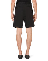 Stretch cotton shorts - | Dolce & Gabbana