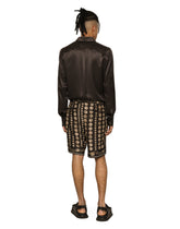 Coin print silk Bermuda shorts - | Dolce & Gabbana