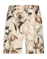 Floral-print silk vanity shorts - | Dolce & Gabbana