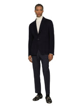 Stretch wool glen plaid pants - | Dolce & Gabbana