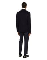 Stretch wool glen plaid pants - | Dolce & Gabbana