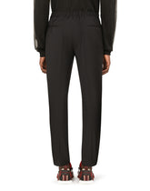 Stretch wool pants - | Dolce & Gabbana