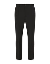 Stretch wool pants - | Dolce & Gabbana