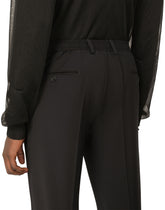 Stretch wool pants - | Dolce & Gabbana