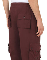 Garment-dyed cotton jogging pants - | Dolce & Gabbana