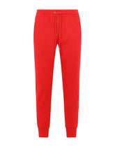 Jersey jogging pants with DG patch - | Dolce & Gabbana
