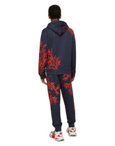 Jersey jogging pants with coral print - | Dolce & Gabbana