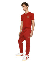 Jersey jogging pants with embroidery - | Dolce & Gabbana