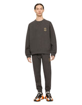 Jersey jogging pants with embroidery - | Dolce & Gabbana
