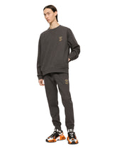 Jersey jogging pants with embroidery - | Dolce & Gabbana