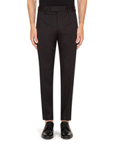 Stretch cotton pants - | Dolce & Gabbana