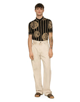 Overdyed jeans with raw hem details - | Dolce & Gabbana