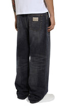 Oversize blue washed denim jeans - | Dolce & Gabbana