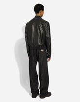 Blue oversize denim jeans - | Dolce & Gabbana