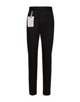 Tailored stretch cotton pants - | Dolce & Gabbana