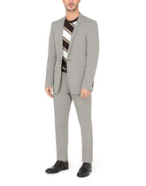 Cotton houndstooth pants with darts - | Dolce & Gabbana