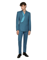 Tailored stretch wool tuxedo pants - | Dolce & Gabbana