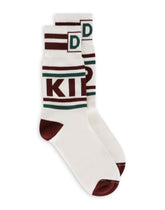 Stretch cotton socks with jacquard DG logo - | Dolce & Gabbana