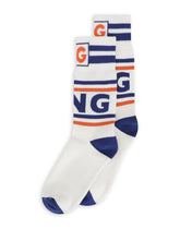 Stretch cotton socks with jacquard DG logo - | Dolce & Gabbana