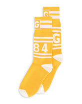 Stretch cotton socks with jacquard DG logo - | Dolce & Gabbana