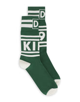 Stretch cotton socks with jacquard DG logo - | Dolce & Gabbana